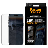 Προστατευτικό γυαλί UWF Stealth με Fastfit για iPhone 17 Pro Max, Μαύρο, PanzerGlass