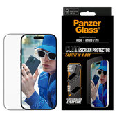 Σκληρυμένο γυαλί UWF με Fastfit για iPhone 17 Pro, Μαύρο, PanzerGlass