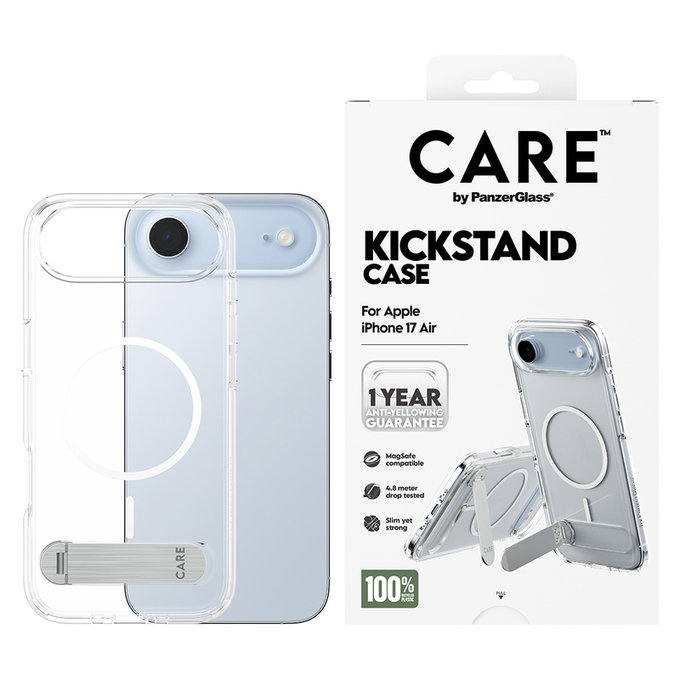 Θήκη Kickstand για iPhone Air, Διάφανο, PanzerGlass