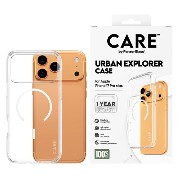 Θήκη Urban Explorer με MagSafe για iPhone 17 Pro Max, Λευκό, PanzerGlass