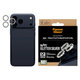 Προστατευτικό φακού κάμερας Hoops για iPhone 17 Pro Max/17 Pro/16 Pro Max/16 Pro, Glitter Silver, PanzerGlass