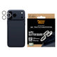 Προστατευτικό φακού κάμερας Hoops για iPhone 17 Pro Max/17 Pro/16 Pro Max/16 Pro, Glitter Silver, PanzerGlass