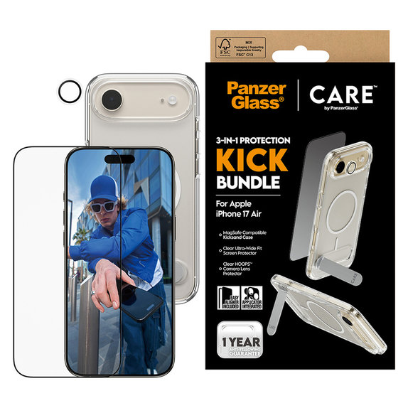 Bundle 3 σε 1 Kick για iPhone Air, PanzerGlass