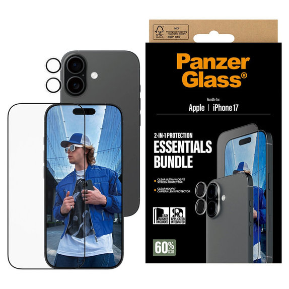 Bundle Essentials 2 σε 1 για iPhone 17, PanzerGlass