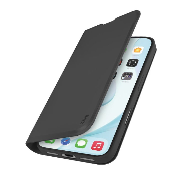 SBS - Θήκη Book Wallet Smooth για iPhone 17, μαύρη