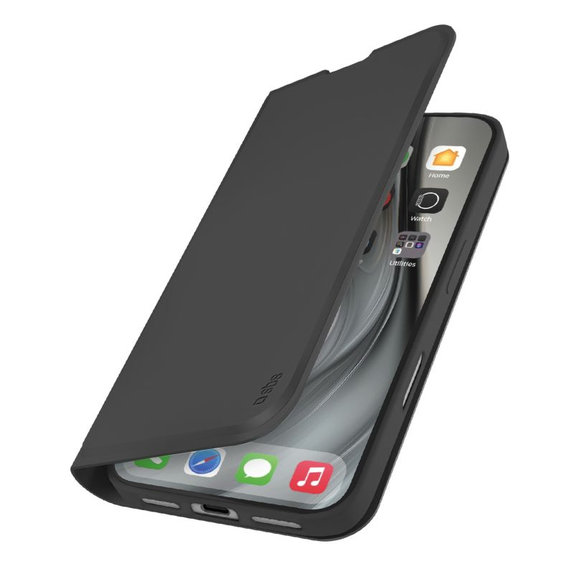 SBS - Θήκη Book Wallet Smooth για iPhone 17 Pro Max, μαύρη