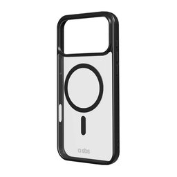 SBS - Θήκη Mag Frame συμβατή με MagSafe για iPhone 17 Pro Max, μαύρη