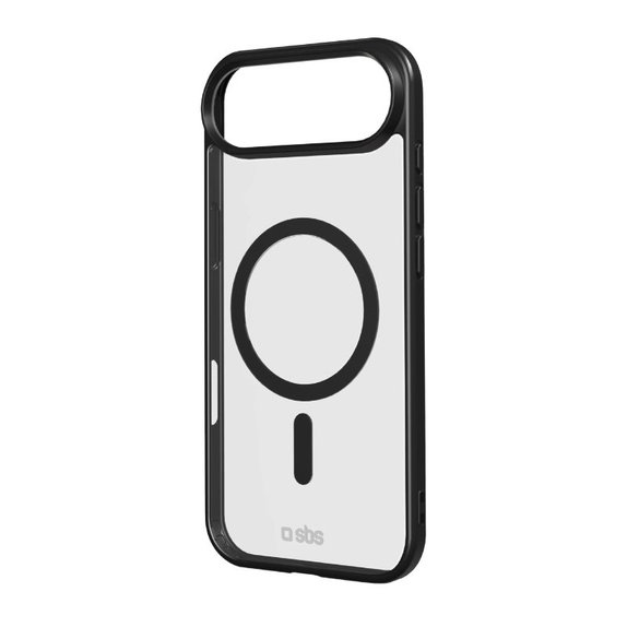 SBS - Θήκη Mag Frame συμβατή με MagSafe για iPhone 17 Air, μαύρη
