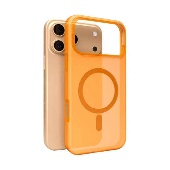 PURO - Θήκη DAYLIGHT με MagSafe για iPhone 17 Pro, πορτοκαλί