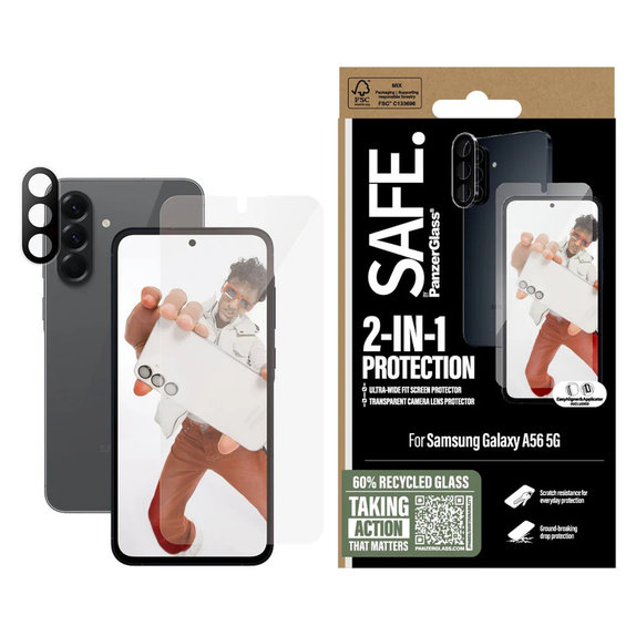 Bundle 2 σε 1 για Samsung Galaxy A56 5G, SAFE by PanzerGlass