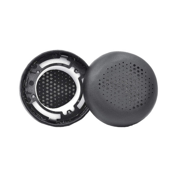 Ανταλλακτικά Earpads Ακουστικών για AKG Y500, Αφρός Μνήμης + PU Δέρμα, Μαύρο, Black, 1 Ζεύγος