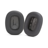 Ανταλλακτικά Earpads Ακουστικών για Apple AirPods Max, Αφρός Μνήμης + Δέρμα, Μαύρο, Black, 1 Ζεύγος