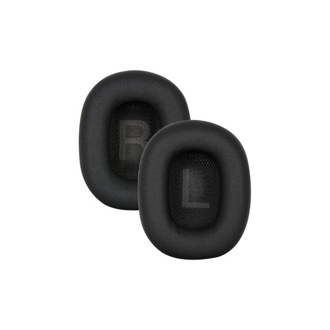 Ανταλλακτικά Earpads Ακουστικών για Apple AirPods Max, Ύφασμα, Μαύρο, Black, Ψυκτικό Τζελ, 1 Ζεύγος