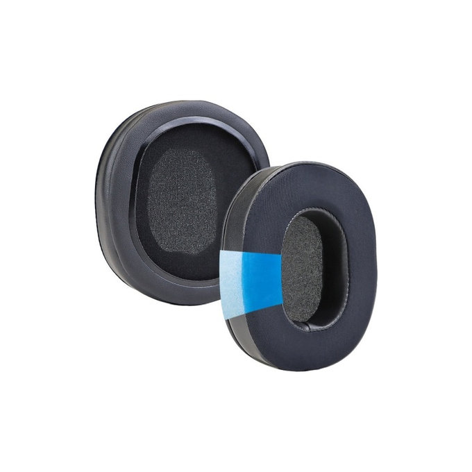 Ανταλλακτικά Earpads Ακουστικών για Audio-Technica ATH-M50, Αφρός + Δέρμα, Μαύρο, Black, Ψυκτικό Τζελ, 1 Ζεύγος