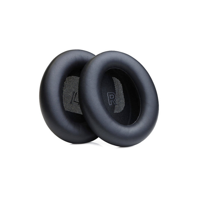 Ανταλλακτικά Earpads Ακουστικών για Bose QC Ultra, Αφρός Μνήμης + PU Δέρμα, Μαύρο, Black, 1 Ζεύγος