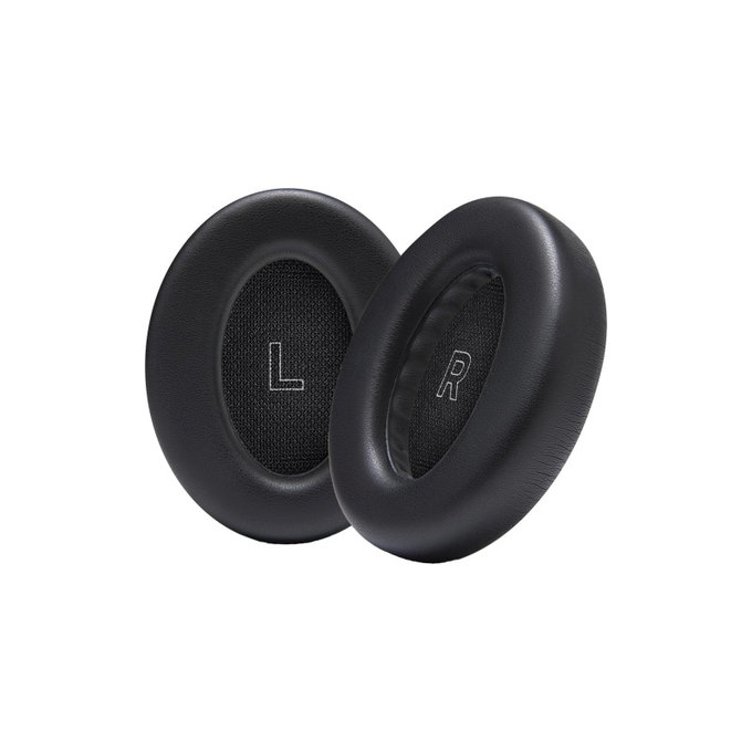 Ανταλλακτικά Earpads Ακουστικών για Bose QC Ultra, Αφρός Μνήμης + Δέρμα, Μαύρο, Black, 1 Ζεύγος