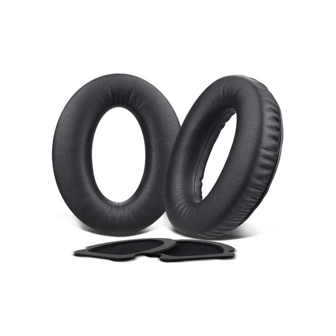 Ανταλλακτικά Earpads Ακουστικών για Bose Aviation A10, A20, Αφρός Μνήμης + PU Δέρμα, Μαύρο, Black, 1 Ζεύγος