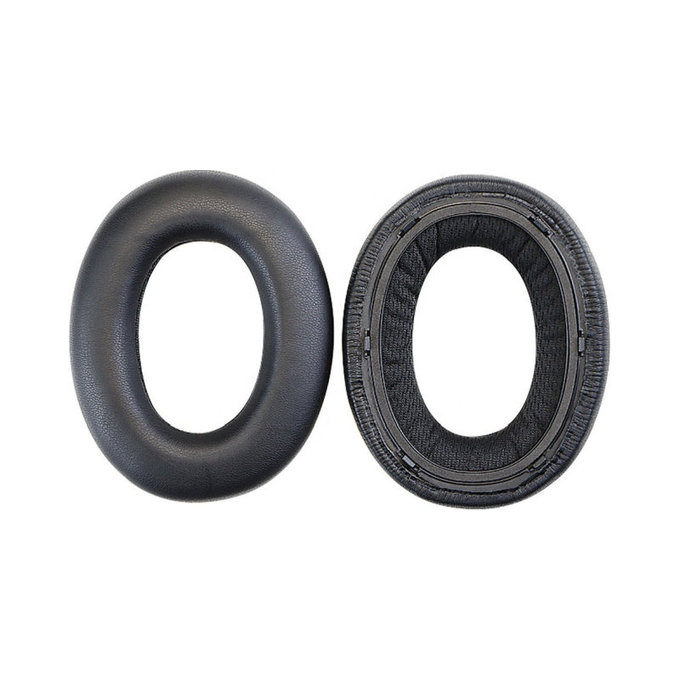 Ανταλλακτικά Earpads Ακουστικών για Bowers & Wilkins PX7, Αφρός Μνήμης + PU Δέρμα, Μαύρο, Black, 1 Ζεύγος