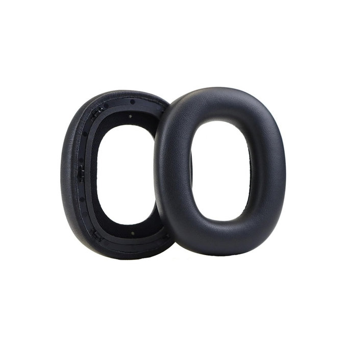 Ανταλλακτικά Earpads Ακουστικών για Bowers & Wilkins PX8, PX7S2, Αφρός Μνήμης + PU Δέρμα, Μαύρο, Black, 1 Ζεύγος