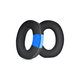 Ανταλλακτικά Earpads Ακουστικών για Bowers & Wilkins PX7 S2, PX8, Αφρός Μνήμης + PU Δέρμα + Ύφασμα, Μαύρο, Black, Ψυκτικό Τζελ, 1 Ζεύγος