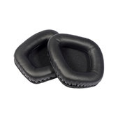 Ανταλλακτικά Earpads Ακουστικών για Corsair Void RGB Pro, Αφρός Μνήμης + PU Δέρμα, Μαύρο, Black, 1 Ζεύγος