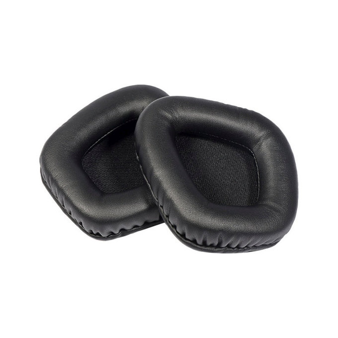 Ανταλλακτικά Earpads Ακουστικών για Corsair Void RGB Pro, Αφρός Μνήμης + PU Δέρμα, Μαύρο, Black, 1 Ζεύγος