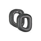 Ανταλλακτικά Earpads Ακουστικών για Corsair HS80, Αφρός Μνήμης + PU Δέρμα, Μαύρο, Black, 1 Ζεύγος