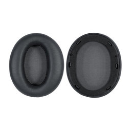 Ανταλλακτικά Earpads Ακουστικών για Edifier W820NB, Αφρός Μνήμης + PU Δέρμα, Μαύρο, Black, 1 Ζεύγος