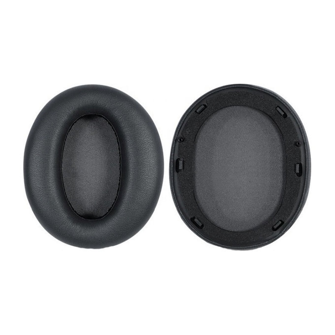 Ανταλλακτικά Earpads Ακουστικών για Edifier W820NB, Αφρός Μνήμης + PU Δέρμα, Μαύρο, Black, 1 Ζεύγος