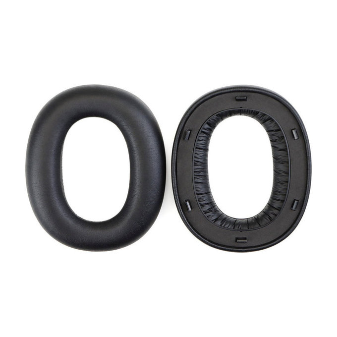 Ανταλλακτικά Earpads Ακουστικών για Edifier W860NB Pro, WH950NB, Αφρός Μνήμης + PU Δέρμα, Μαύρο, Black, 1 Ζεύγος