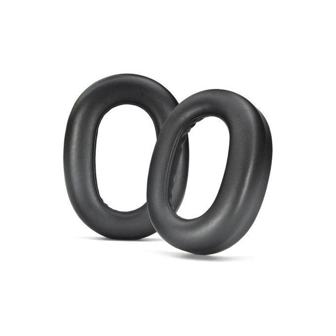 Ανταλλακτικά Earpads Ακουστικών για Jabra Evolve2 85 UC/MS, Αφρός Μνήμης + Δέρμα, Μαύρο, Black, 1 Ζεύγος