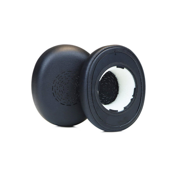Ανταλλακτικά Earpads Ακουστικών για Jabra Evolve2 65 UC/MS (Flex), Αφρός Μνήμης + PU Δέρμα, Μαύρο, Black, 1 Ζεύγος