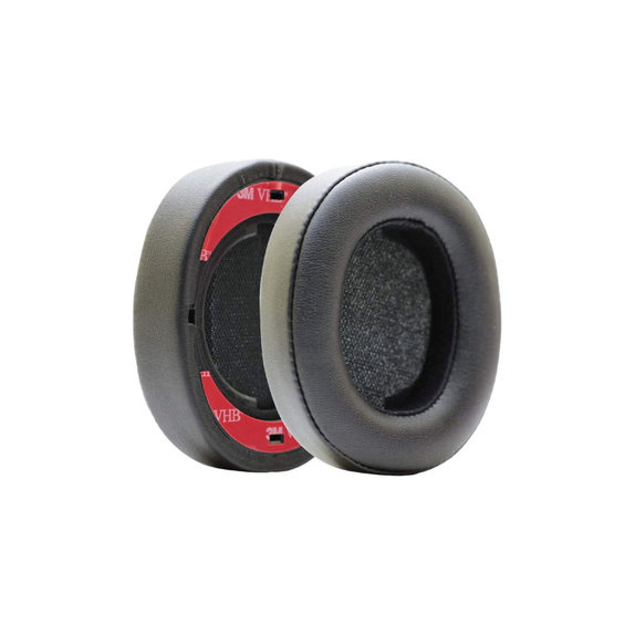 Ανταλλακτικά Earpads Ακουστικών για JBL Synchros E55BT, Αφρός Μνήμης + PU Δέρμα, Μαύρο, Black, 1 Ζεύγος
