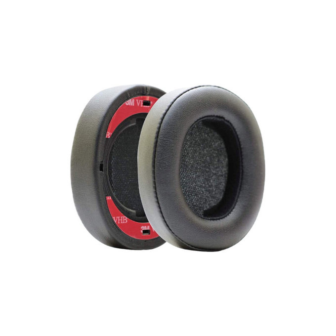 Ανταλλακτικά Earpads Ακουστικών για JBL Synchros E55BT, Αφρός Μνήμης + PU Δέρμα, Μαύρο, Black, 1 Ζεύγος