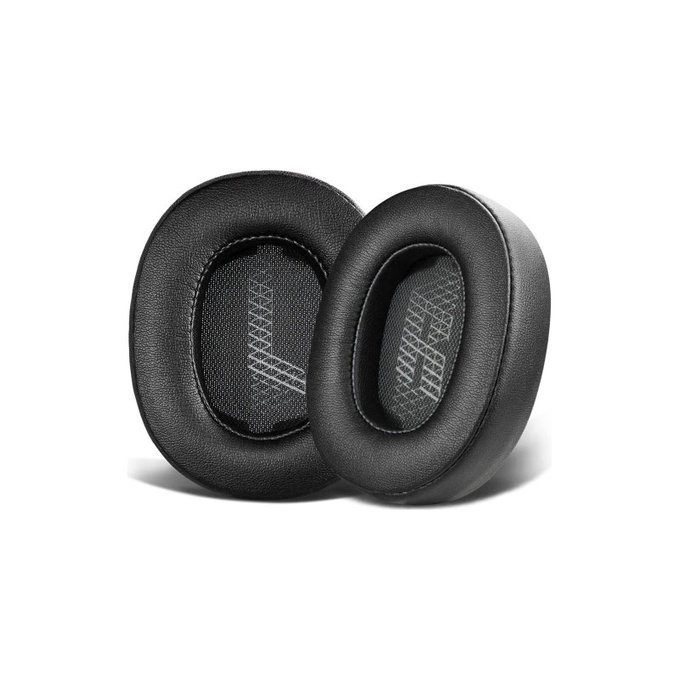 Ανταλλακτικά Earpads Ακουστικών για JBL Live 500BT, 500BTNC, Αφρός Μνήμης + PU Δέρμα, Μαύρο, Black, 1 Ζεύγος