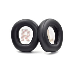 Ανταλλακτικά Earpads Ακουστικών για JBL Quantum One, Αφρός Μνήμης + PU Δέρμα, Μαύρο, Black, 1 Ζεύγος