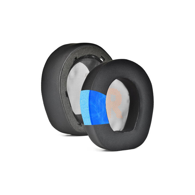 Ανταλλακτικά Earpads Ακουστικών για JBL Quantum Q800, Αφρός Μνήμης, Μαύρο, Black, Ψυκτικό Τζελ, 1 Ζεύγος