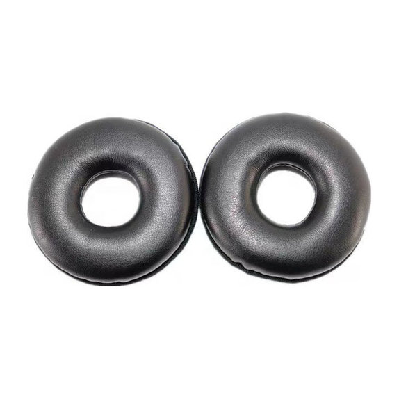 Ανταλλακτικά Earpads Ακουστικών για Logitech H600, H390, H609, Αφρός Μνήμης + PU Δέρμα, Μαύρο, Black, 1 Ζεύγος