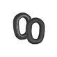 Ανταλλακτικά Earpads Ακουστικών για Logitech G435, Αφρός + Ύφασμα, Μαύρο, Black, 1 Ζεύγος