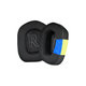 Ανταλλακτικά Earpads Ακουστικών για Logitech G733, Αφρός Μνήμης + Ύφασμα + Δέρμα, Μαύρο, Black, Ψυκτικό Τζελ, 1 Ζεύγος