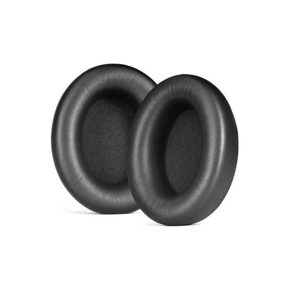 Ανταλλακτικά Earpads Ακουστικών για Beats Studio Pro, Αφρός Μνήμης + PU Δέρμα, Μαύρο, Black, 1 Ζεύγος