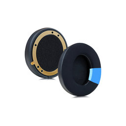 Ανταλλακτικά Earpads Ακουστικών για Beats Studio Pro, Αφρός Μνήμης + Ύφασμα + Δέρμα, Μαύρο, Black, Ψυκτικό Τζελ, 1 Ζεύγος