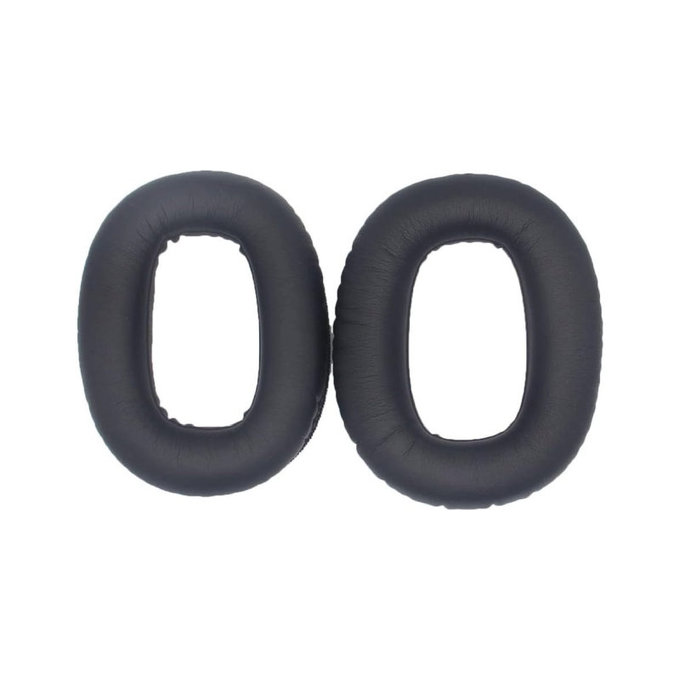 Ανταλλακτικά Earpads Ακουστικών για Marshall Monitor II, Αφρός Μνήμης + PU Δέρμα, Μαύρο, Black, 1 Ζεύγος