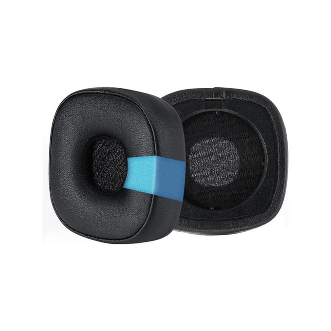Ανταλλακτικά Earpads Ακουστικών για Marshall Major IV, Αφρός Μνήμης + PU Δέρμα, Μαύρο, Black, Ψυκτικό Τζελ, 1 Ζεύγος