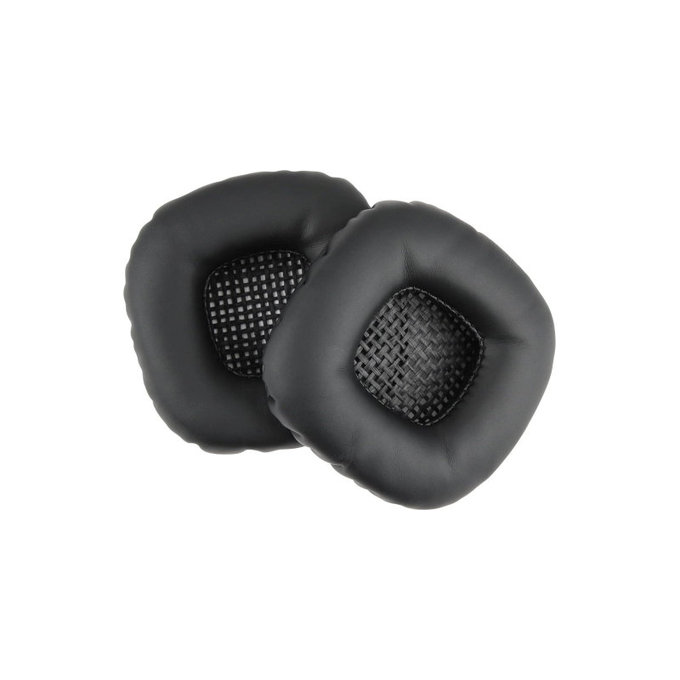 Ανταλλακτικά Earpads Ακουστικών για Marshall Major V, Αφρός Μνήμης + Δέρμα, Μαύρο, Black, 1 Ζεύγος