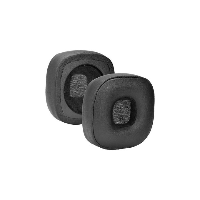Ανταλλακτικά Earpads Ακουστικών για Marshall Major IV, Αφρός Μνήμης + PU Δέρμα, Μαύρο, Black, 1 Ζεύγος