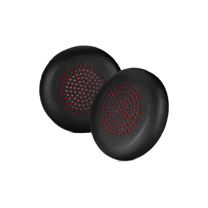 Ανταλλακτικά Earpads Ακουστικών για Plantronics Voyager Focus UC, PU Δέρμα, Μαύρο, Black, 1 Ζεύγος