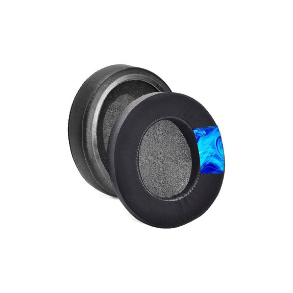 Ανταλλακτικά Earpads Ακουστικών για Razer Nari 7.1 THX, Αφρός Μνήμης + ψυκτικό ύφασμα με γέλη, Μαύρο, Black, 1 Ζεύγος