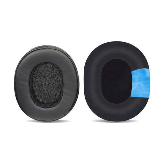 Ανταλλακτικά Earpads Ακουστικών για Skullcandy Hesh 3.0, Crusher, Venue, Αφρός Μνήμης + Δέρμα + Ύφασμα, Μαύρο, Black, Ψυκτικό Τζελ, 1 Ζεύγος
