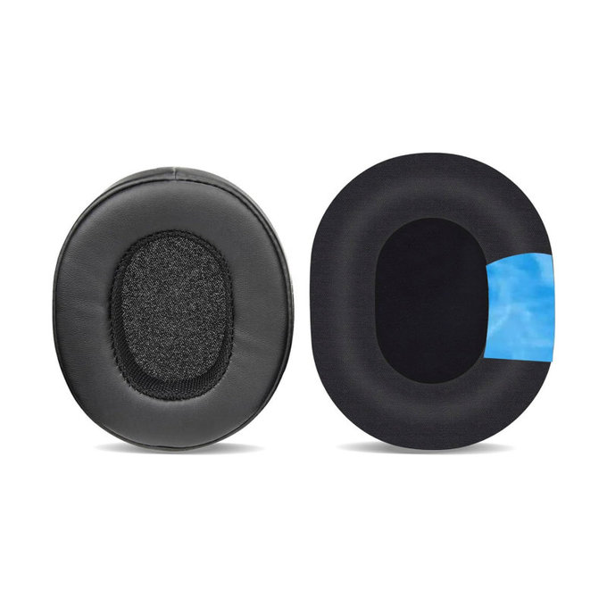 Ανταλλακτικά Earpads Ακουστικών για Skullcandy Hesh 3.0, Crusher, Venue, Αφρός Μνήμης + Δέρμα + Ύφασμα, Μαύρο, Black, Ψυκτικό Τζελ, 1 Ζεύγος